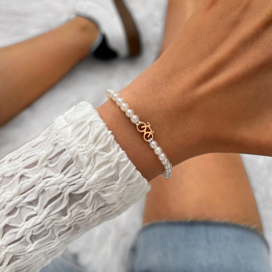 Pearl Bicycle Bracelet