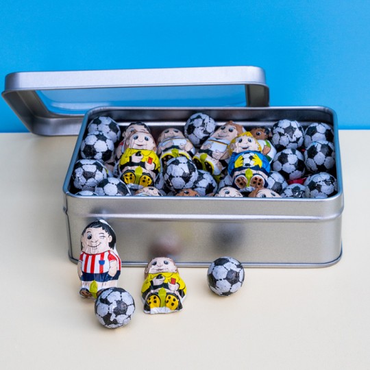 Chocolate Football Gift Tin