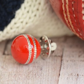 Cricket Lapel Pin Badge