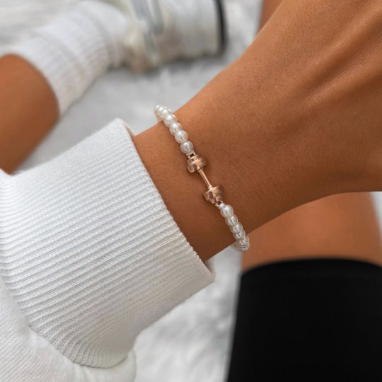 Pearl Gym Weights Bracelet