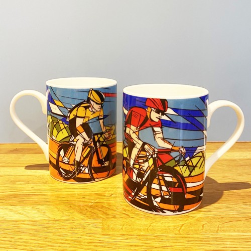 Racing Cyclist Mug