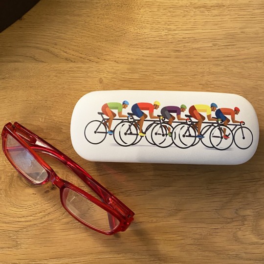 Racing Cyclist Glasses Case