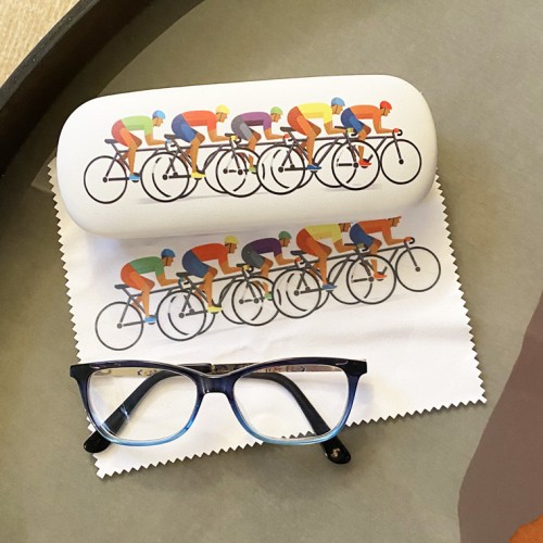 Racing Cyclist Glasses Case