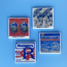 Rangers Football Coasters