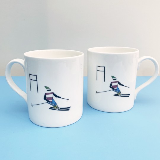 Slalom Skier Mug