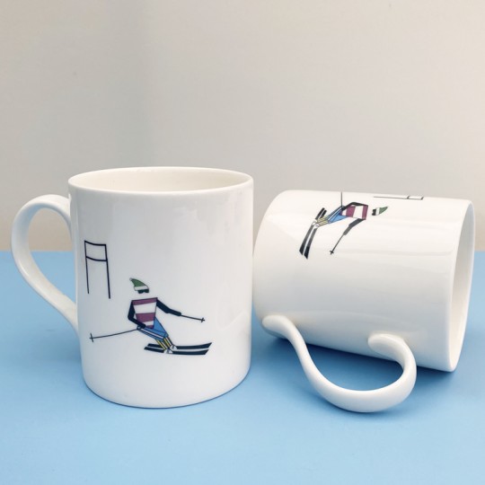 Slalom Skier Mug