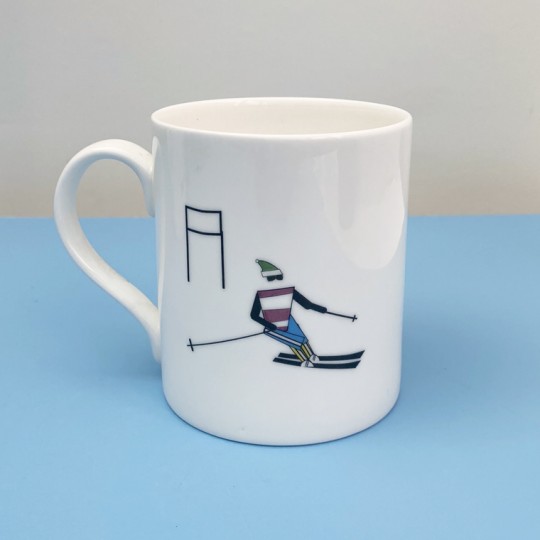 Slalom Skier Mug